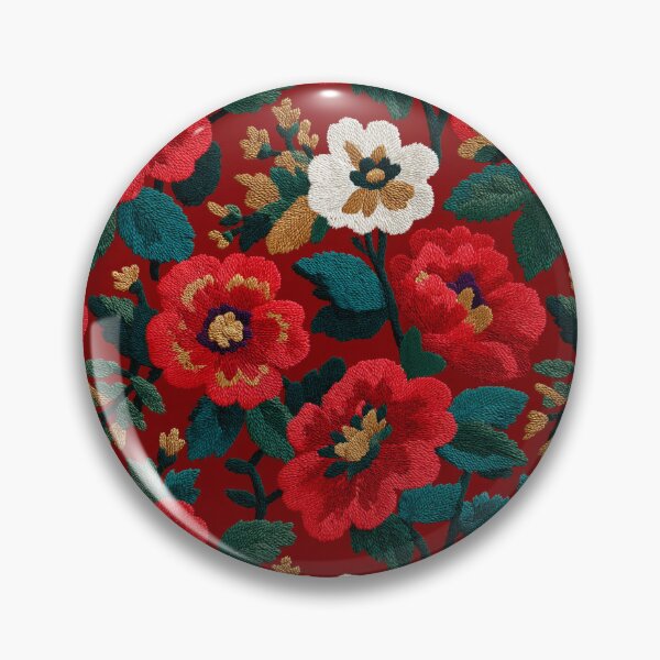 Item preview, Unique Radiant Floral Embroidered Pattern For Fall Celebration designed and sold by RoyalStarsPatts.