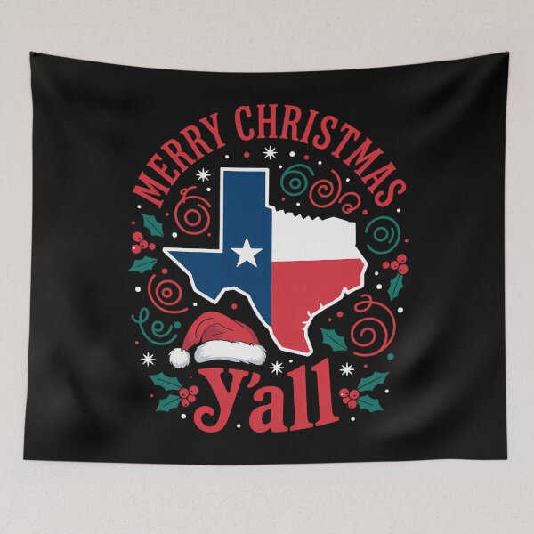 Item preview, Merry Christmas Texas State Holiday Santa Claus Party designed and sold by CookWorldLaughs.