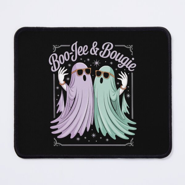 Item preview, Boo-Jee & Bougie Ghost Friends T-Shirt | Sassy Retro Spooky Season Gift designed and sold by DarylWelsh2024.