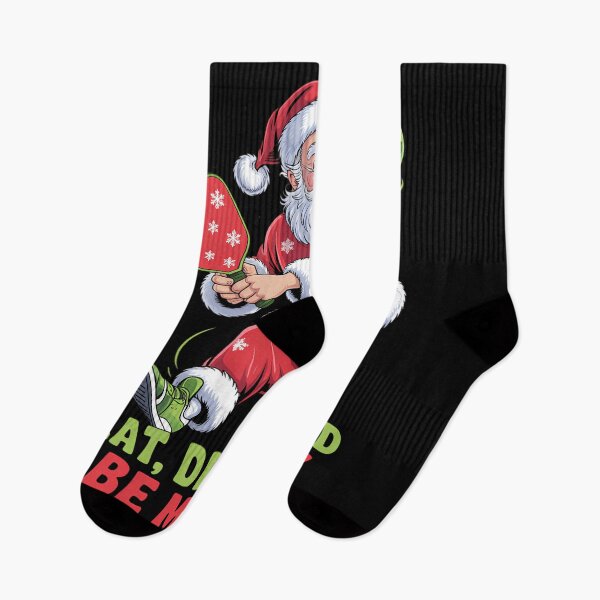 Item preview, Merry Santa Claus Pickleball Christmas Xmas designed and sold by CookWorldLaughs.