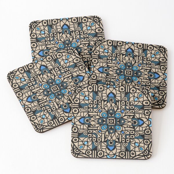 Item preview, Neutral GRIDOODLE designed and sold by bekki smith.