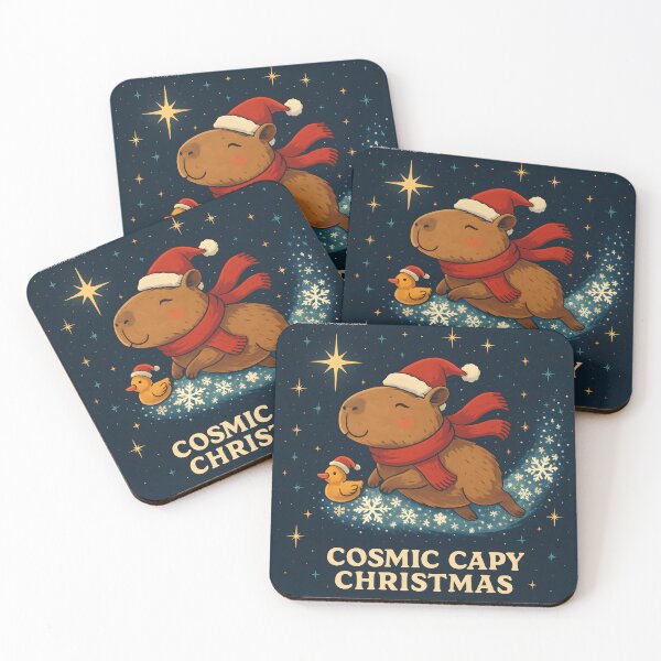 Item preview, Cosmic Capy Christmas designed and sold by KMChronicles.