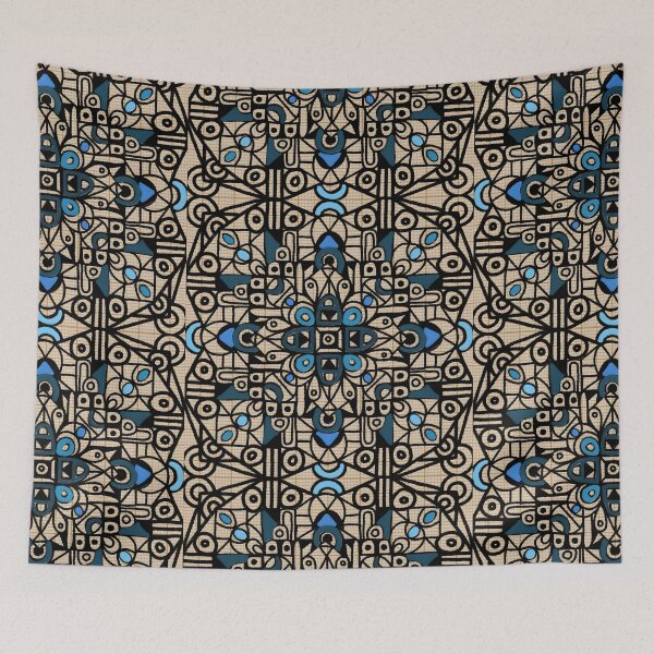 Item preview, Neutral GRIDOODLE designed and sold by bekki smith.