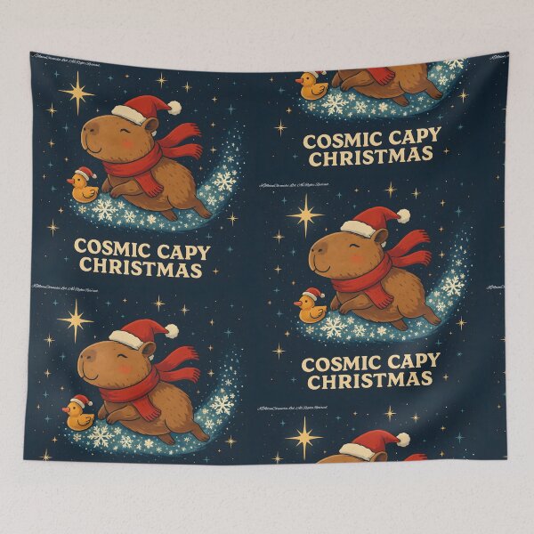 Item preview, Cosmic Capy Christmas designed and sold by KMChronicles.