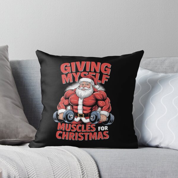 Item preview, Muscle Xmas weightlifting Santa Claus Christmas designed and sold by CookWorldLaughs.