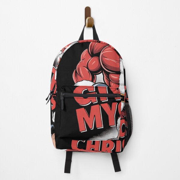 Item preview, Muscle Xmas weightlifting Santa Claus Christmas designed and sold by CookWorldLaughs.