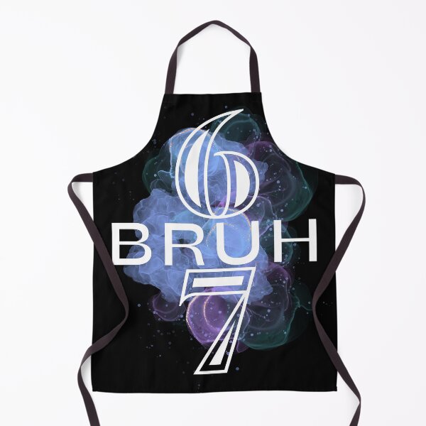 Item preview, Six Seven Bruh.Funny Meme Quote. Minimalist Text Design designed and sold by DekoTeka.