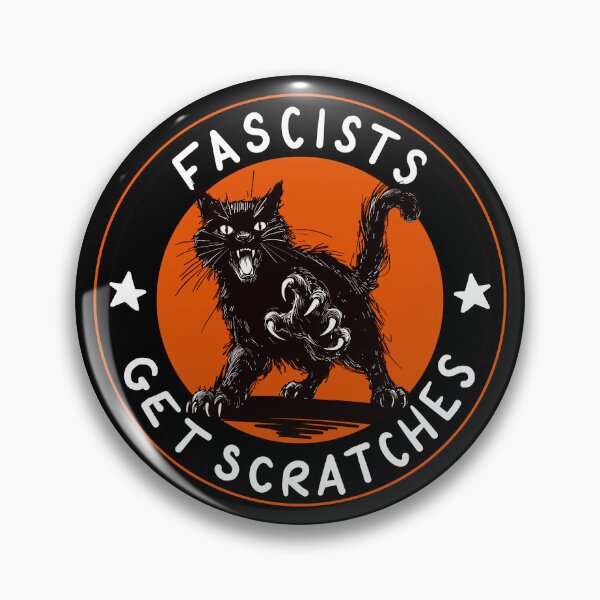 Item preview, Cats Against Fascists Orange Version designed and sold by KilkennyCat Art.