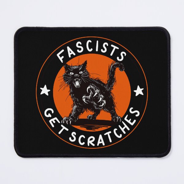 Item preview, Cats Against Fascists Orange Version designed and sold by KilkennyCat Art.