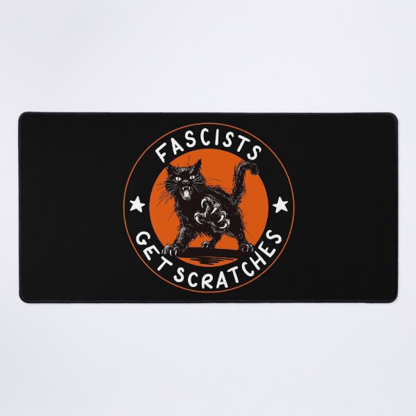 Item preview, Cats Against Fascists Orange Version designed and sold by KilkennyCat Art.