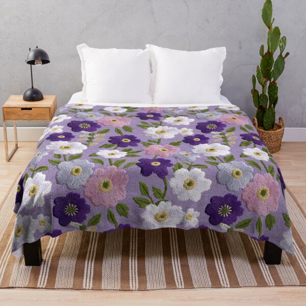 Item preview, Bold Blooming Floral Embroidered Pattern For Garden Party designed and sold by RoyalStarsPatts.