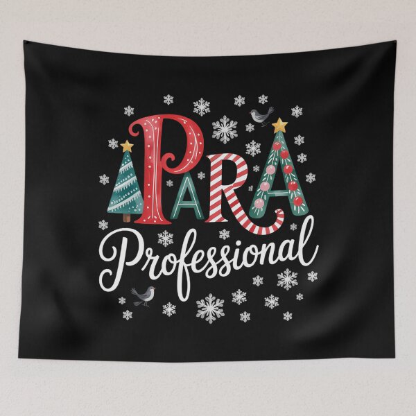 Item preview, Paraprofessional Funny Christmas Holiday Santa Xmas Tree designed and sold by CookWorldLaughs.