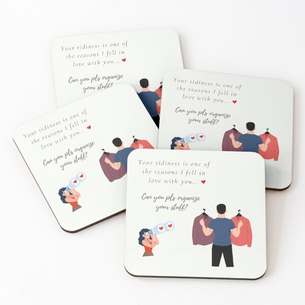 Item preview, Romantic Reminder: Tidy Up! designed and sold by Writania - funny printable cards that turn household chores into charm.