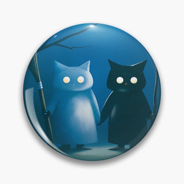 Item preview, Moonlit Spirit Cats designed and sold by Vrajjoshistudio.