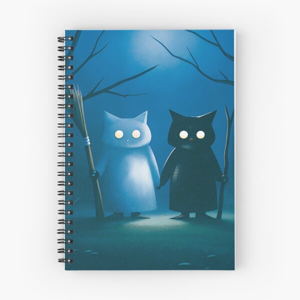 Item preview, Moonlit Spirit Cats designed and sold by Vrajjoshistudio.