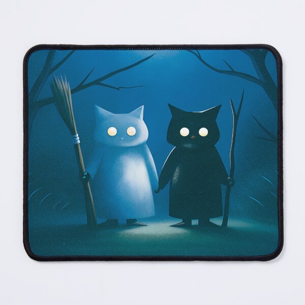 Item preview, Moonlit Spirit Cats designed and sold by Vrajjoshistudio.