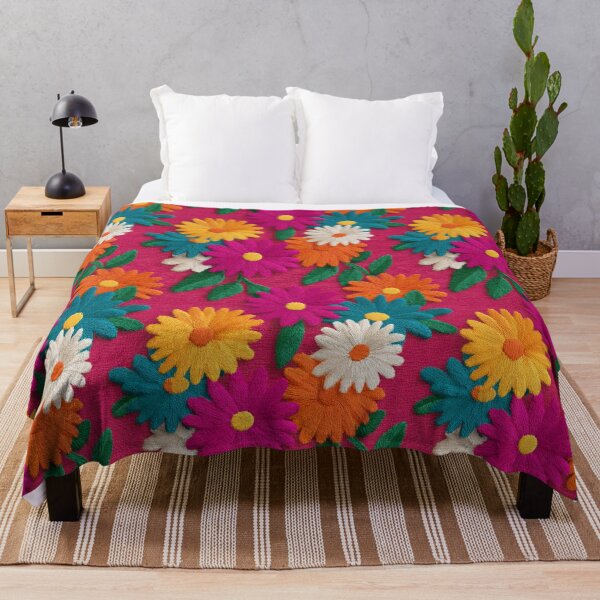 Item preview, Edgy Delicate Floral Embroidered Pattern For Housewarming designed and sold by RoyalStarsPatts.