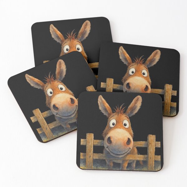 Item preview, Cute Donkey ‘ SWeeT DoNKeY ' BY SHiRLeY MacARTHuR designed and sold by Shirley MacArthur Art.