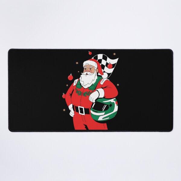Item preview, Race Car Santa Claus Christmas Xmas Racing designed and sold by DoorwayThreads.