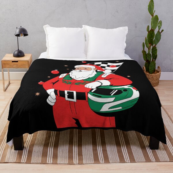 Item preview, Race Car Santa Claus Christmas Xmas Racing designed and sold by DoorwayThreads.