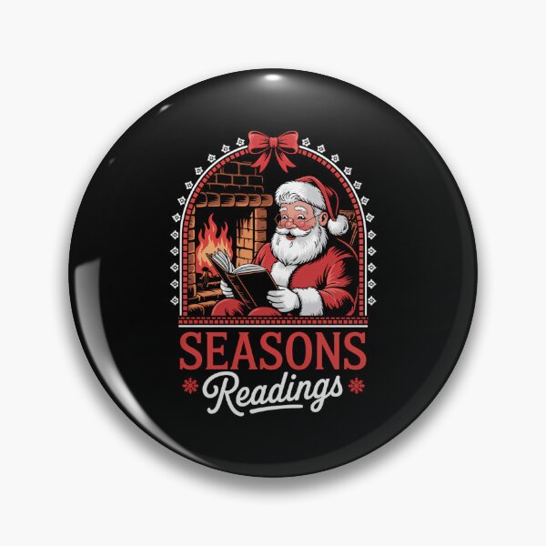 Item preview, Reading Santa Claus Bookish Christmas Reading Lovers designed and sold by DoorwayThreads.
