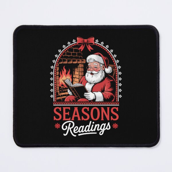 Item preview, Reading Santa Claus Bookish Christmas Reading Lovers designed and sold by DoorwayThreads.