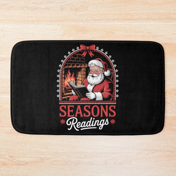 Item preview, Reading Santa Claus Bookish Christmas Reading Lovers designed and sold by DoorwayThreads.