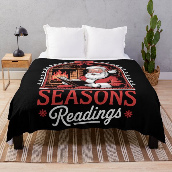 Item preview, Reading Santa Claus Bookish Christmas Reading Lovers designed and sold by DoorwayThreads.