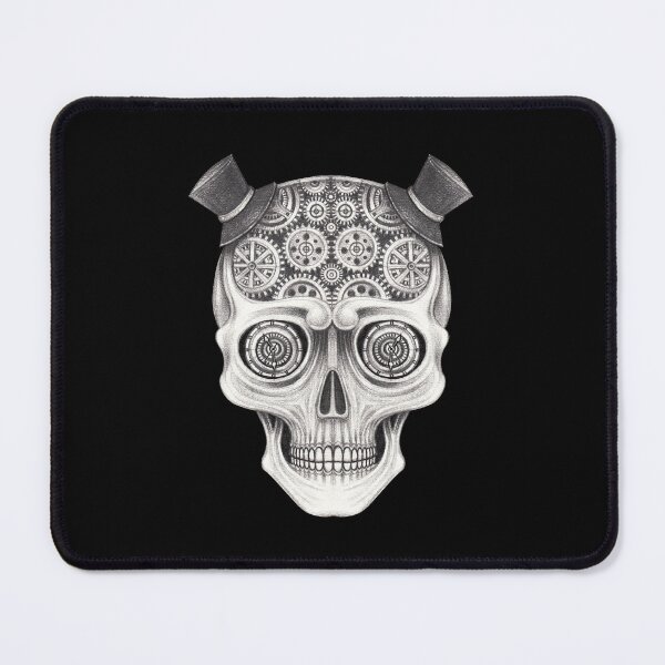 Item preview, Steampunk skull surreal art design. designed and sold by Jiwsurreal.
