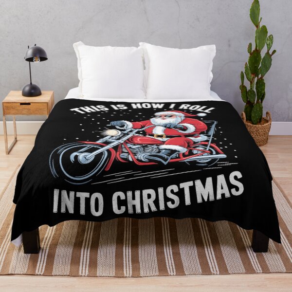 Item preview, Santa Claus Motorcycle Motorbike Christmas designed and sold by DoorwayThreads.