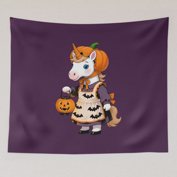 Item preview, Halloween Unicorn designed and sold by Kamoufleur.