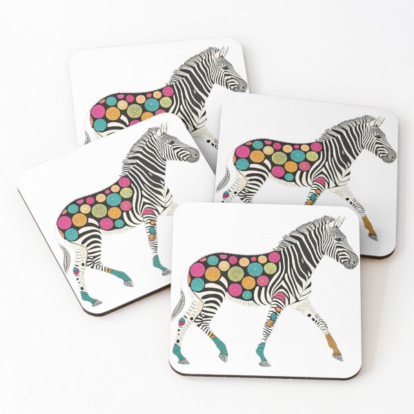 Item preview, Polka Dotted design of a Zebra designed and sold by Fabrifrank.