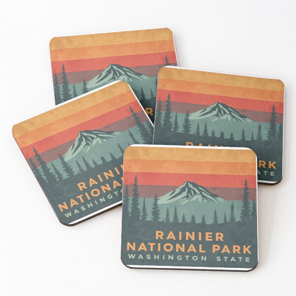 Item preview, Mt Mount Rainier National Park Washington Snow Capped Summit Adventure designed and sold by Simsimah26Parks.