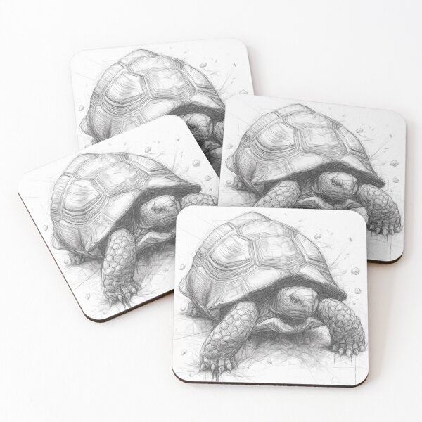 Item preview, Tortoise Pencil Sketch designed and sold by Leon Woods Pencil Art.