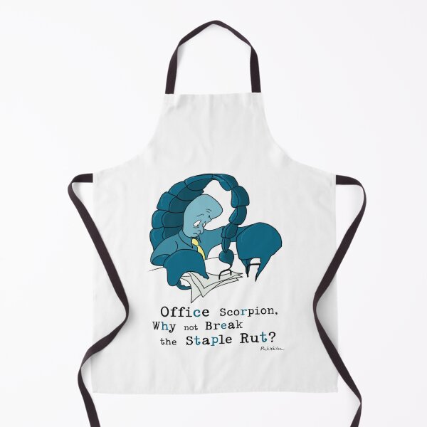 Item preview, Sad Office Scorpion’s Staple Routine Blues designed and sold by Pink Writer.