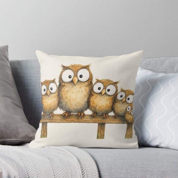 Item preview, Cute Family of Owls ' Just Little Owls ' Designs BY SHiRLeY MacARTHuR designed and sold by Shirley MacArthur Art.
