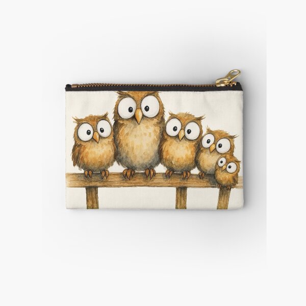 Item preview, Cute Family of Owls ' Just Little Owls ' Designs BY SHiRLeY MacARTHuR designed and sold by Shirley MacArthur Art.