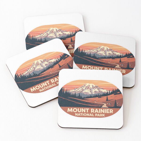 Item preview, Mt Mount Rainier National Park Washington Scenic Waterfall Hiking Escape designed and sold by Simsimah26Parks.