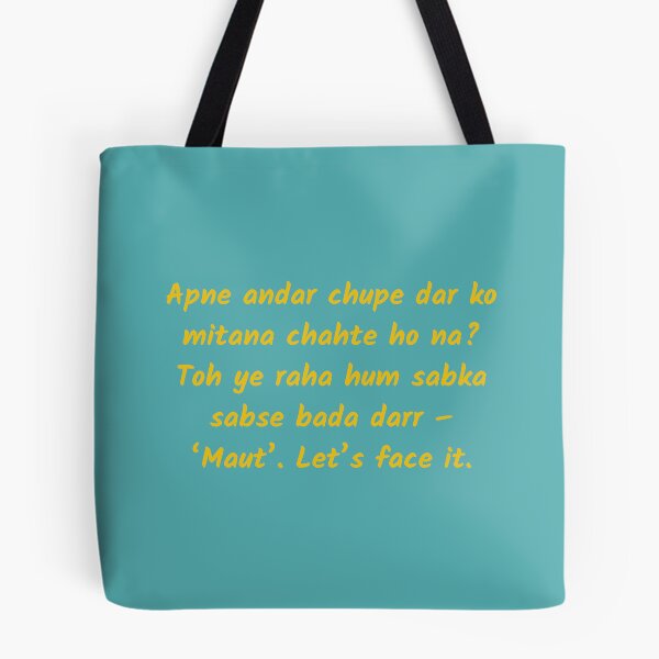 Item preview, Zindagi Na Milegi Dobara Dialogue designed and sold by NikitaSD.