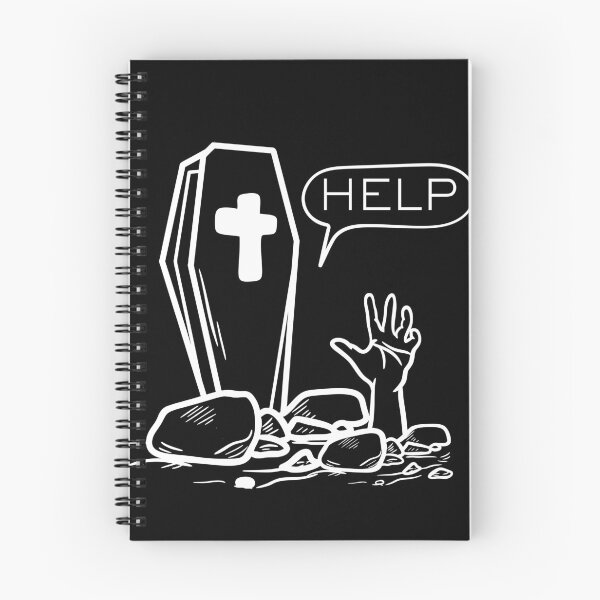 Item preview, HELP – Funny Dark Horror Design designed and sold by katarzynaklasa.