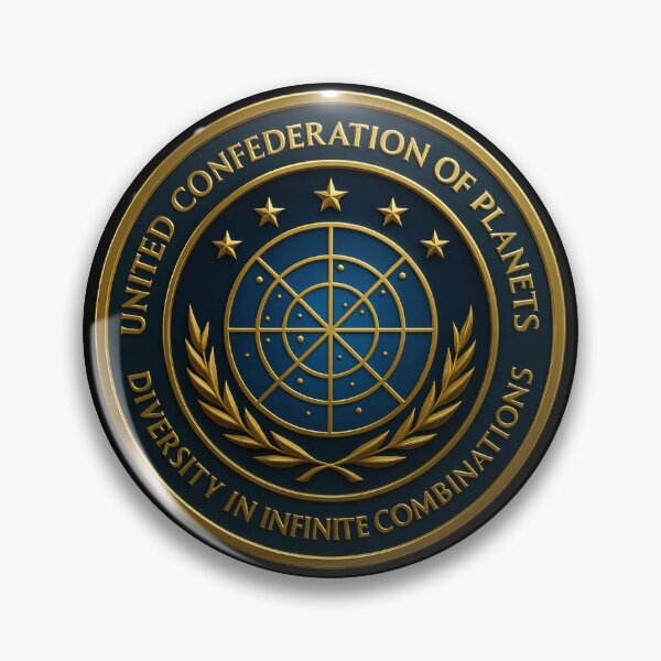 Item preview, United Confederation Of Planets Emblem High Quality Design designed and sold by CRUCIBLE 2020.