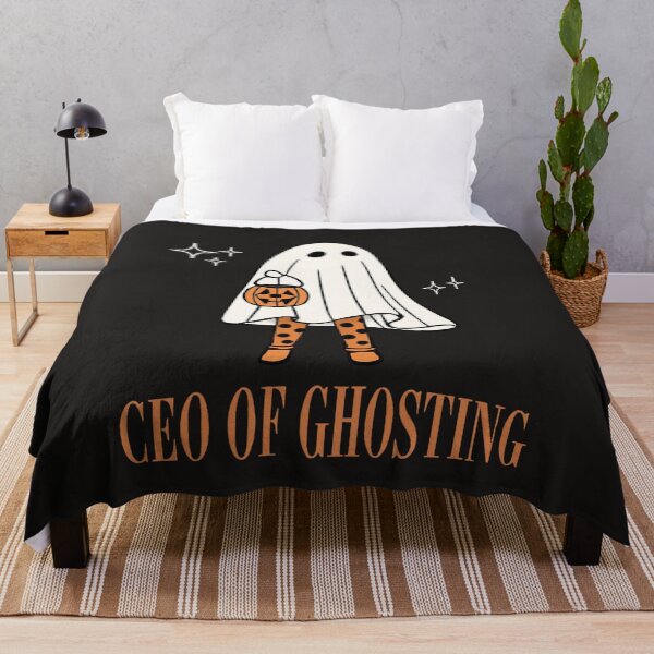 Item preview, CEO of Ghosting Halloween Ghost Illustration designed and sold by JerdbordinShop.