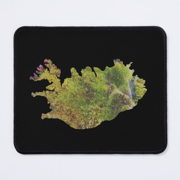 Item preview, Iceland map, moss designed and sold by ZjalDesign.