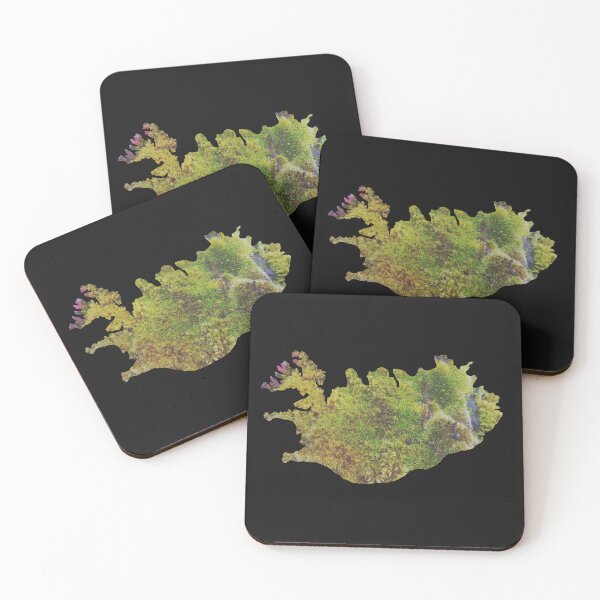Item preview, Iceland map, moss designed and sold by ZjalDesign.