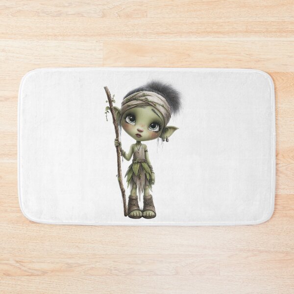 Item preview, Cute Halloween girl goblin designed and sold by Eiwaprints.