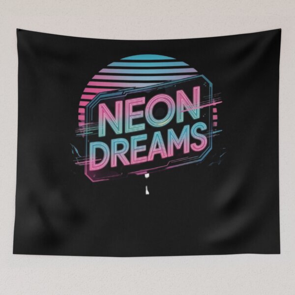 Item preview, Neon Dreams – Futuristic Glow designed and sold by YASNOS.