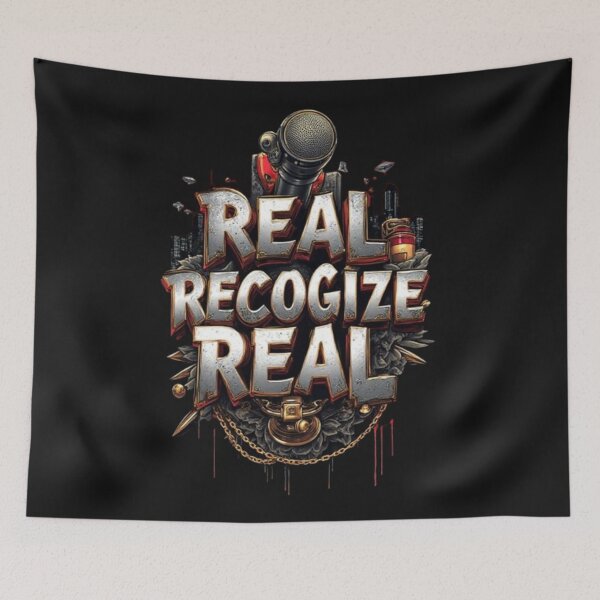 Item preview, Real Recognize – 90s Hip-Hop Vibes designed and sold by YASNOS.