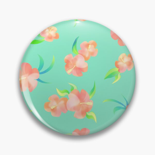 Item preview, Coral pink floral pattern designed and sold by GorillaImmortal.
