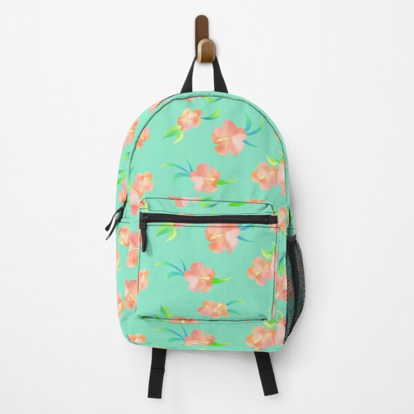 Item preview, Coral pink floral pattern designed and sold by GorillaImmortal.