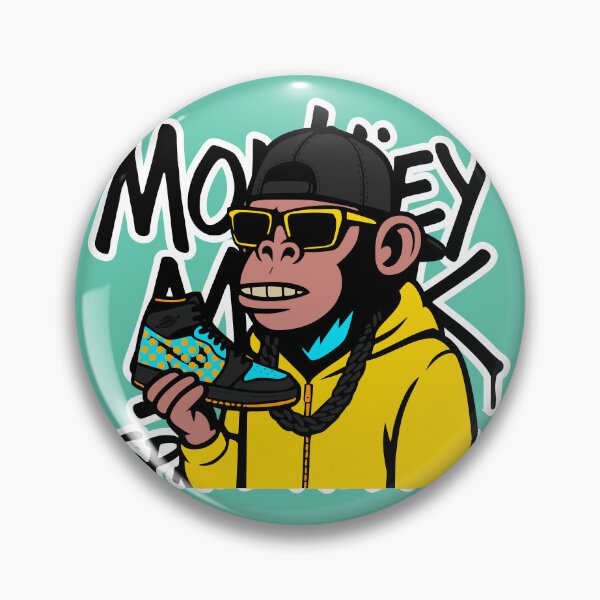 Item preview, MONKEY MARK – Rapper Ape Sneaker Style designed and sold by DixTartare.